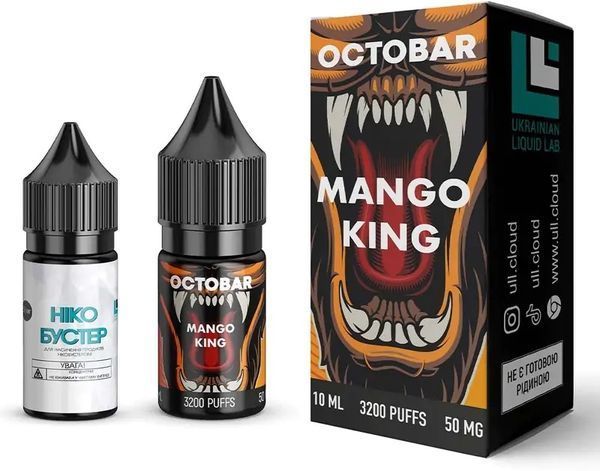 Набор octobar 10 ml Mango King nabir-octobar-10-ml-mango-king фото
